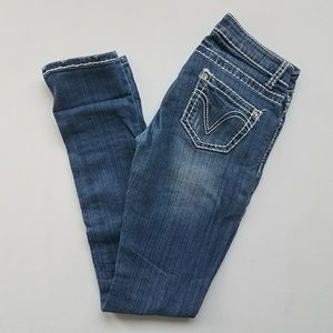 Liuces distressed  junior skinny jeans size 1